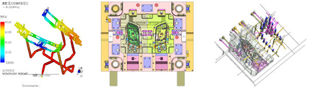 Aluminum alloy die casting design